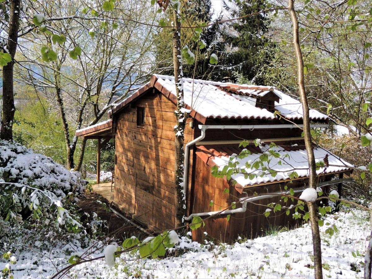 Cabane Dans Les Bois Avec Vue Sur Les Pyrenees Saint-Laurent-de-Neste Экстерьер фото