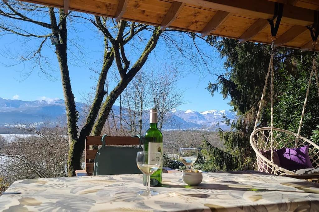 Cabane Dans Les Bois Avec Vue Sur Les Pyrenees Saint-Laurent-de-Neste Экстерьер фото