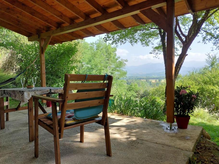 Cabane Dans Les Bois Avec Vue Sur Les Pyrenees Saint-Laurent-de-Neste Экстерьер фото